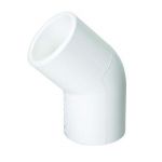 45 Degree PVC Elbow, Slip - 1 1/2 inch