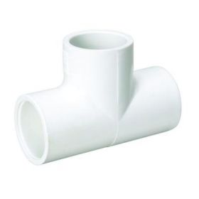 PVC Straight Tee, Slip - 1 inch