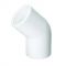 45 Degree PVC Elbow, Slip - 1 1/2 inch