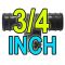 3/4 inch barbed fittings and valves